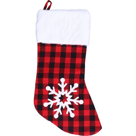 Bas De Noël, Sacs Cadeaux, Autocollants Mignons, Grande Capacité, Fabrication Exquise, Couleur Plus Vive, Grand Bas De Noël(A) (1/5)