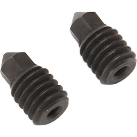 2 Pièces Buse Hotend en Acier Trempé 0.2mm et 0.4mm pour Bambu Lab X1, Remplacement pour Imprimante 3D