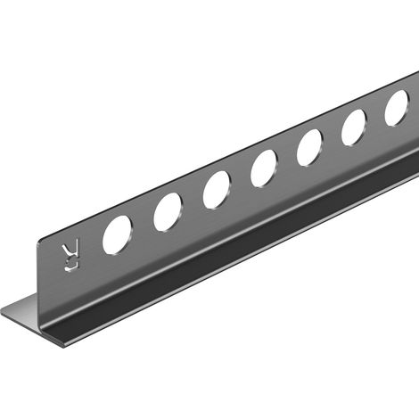 Balneo Profil de sol incliné droit pour receveur 170 cm Gun Metal graphite en acier inoxydable (1/5)
