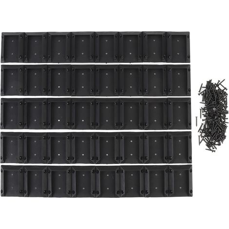 Lot de 40 connecteurs de rambarde en nylon pour poteaux en bois, idéaux pour clôtures de jardin, porches, pergolas, tonnelles et abris de voiture. (1/5)