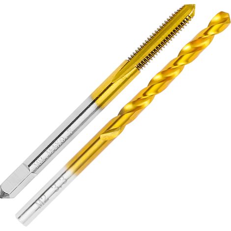 Kit de tarauds M4 x 0,7 et foret de 3,3 mm - HSSG - Jeu de tarauds d'incision (1/5)