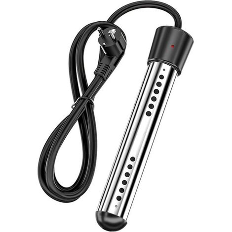 Enowelir Chauffe Eau Électrique 3000W Immersion Portable Piscine Bassin Seau Chauffe Eau (1/4)