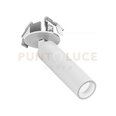 GFA1480H- FARETTO AD INCASSO ORIENTABILE 1 LUCE ATTACCO LED 2700K 509LM 7W D.3,5CM BIANCO