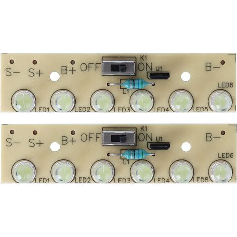 Contrôleur de lampe solaire, Module de commande de lumière de pelouse, Circuit imprimé avec interrupteur 1.2V RF1206, 2 pièces