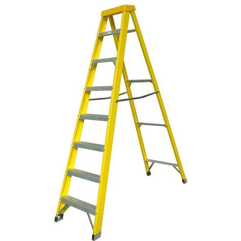 Zarges 300518 Fibreglass Swingback Steps Open, 2.15m Closed 2.38m 8 Rungs ZAR300518 (1/3)