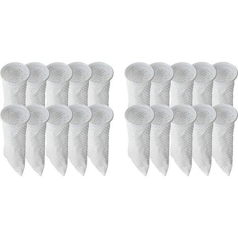 20 Calzini filtranti ad anello premium da 10 cm per acquari: maggiore trasparenza e durata.