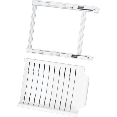 étagère rangement-Rack pour réfrigérateur à rails téléscopiques avec sac de conservation hermétique - Organisation et gain de place (1/4)