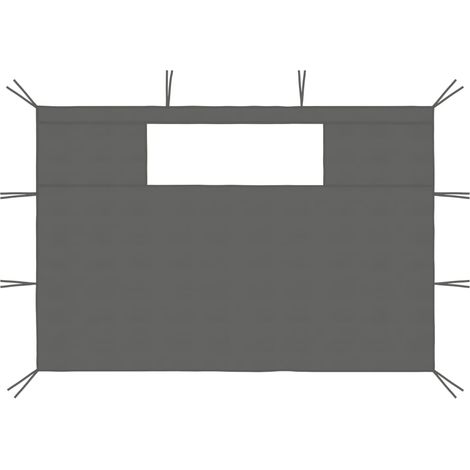 Parois latérales de belvédère avec fenêtres 2 pcs Anthracite CFW10981 (1/5)
