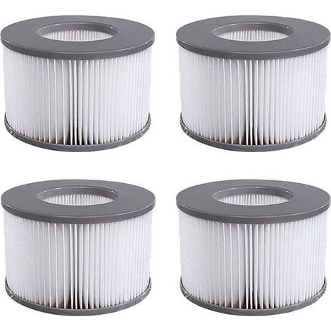 Filtre Spa Lite pour MSPA,Filtrepour MSPA Whirlpool Filter - Cartouches Filtrantes pour Sous - Bateaux et spa Chauds - Modèle à partir de 2020 (4pcs) (1/2)