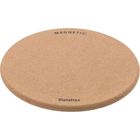 Metaltex Sottobicchiere in sughero magnetico da 20 cm, con magnete, protegge tavolo, bancone, superfici (1/3)