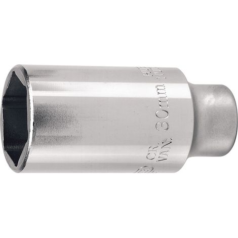Draper 30mm 6-Point Deep Socket for Hub Nut, 1/2" Square Drive, Model 22192 (1/5)