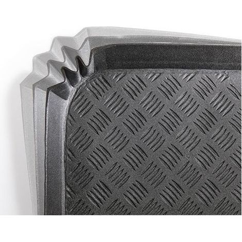 Mottez – Tapis de voiture étanche 75 x 100 cm – Surface antidérapante – 4 rebords avec soufflets – Adapté à plus de 250 véhicules (1/4)