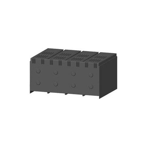 Calotta Coprimorsetto Siemens lungo 4 poli IP20 per 3VT1SIE3VT91008CA40