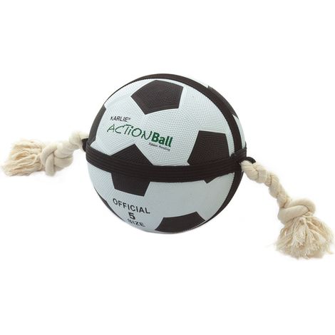 K & F Action Ball - Black Black/White Soccer Ball/White