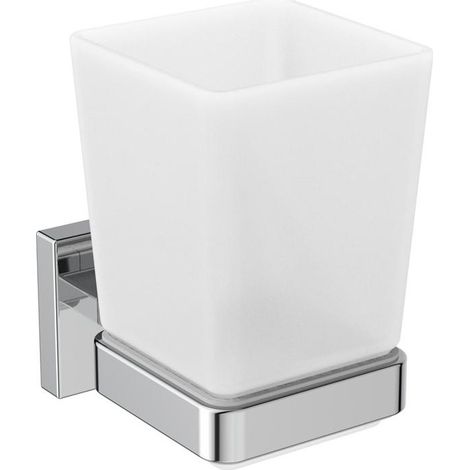 IS Zahnputzbecher IOM Cube, Chrom (1/5)