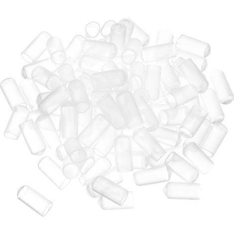 100Pcs Embouts en Caoutchouc de 7 mm de Diamètre Intérieur (1/4)
