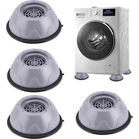 Patins Anti Vibration Lave Linge - VIPITH - Coussinets en Caoutchouc Antidérapants - 4 Pièces-Ywey (1/4)