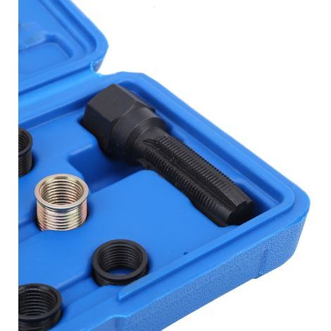 M14x1,25 Zündkerzenreparaturwerkzeug, tragbares Gewindeschneidset aus Kohlenstoffstahl zur Gewindereparatur (1/5)