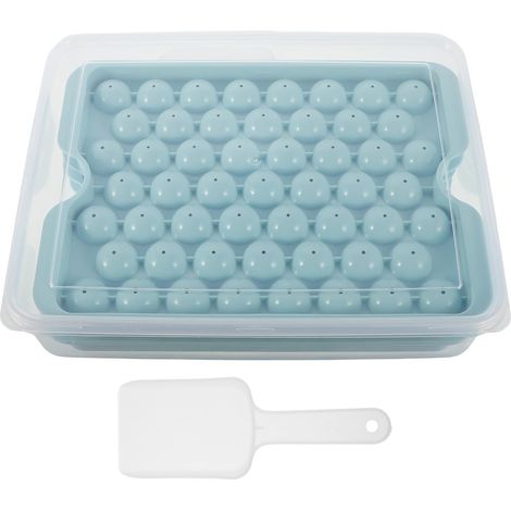 Bac à Glaçons Petites Billes Moule Boules de Glaçons, avec Couvercle (1/5)