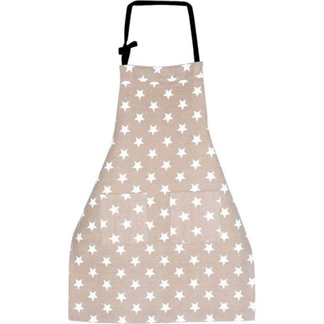 Tablier de cuisine (kaki), tablier de cuisine pour femme, tablier de cuisine réglable en coton et lin pour cuisine familiale, restaurant, barbecue (1/4)