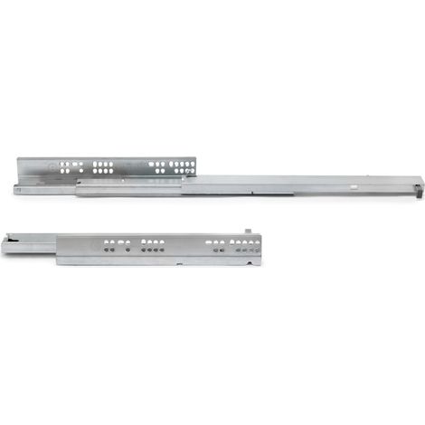 Emuca Unsichtbare Schienen silber 250 mm robust