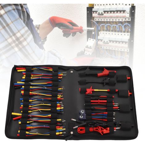 Kit de test de circuit multifonctionnel J.80024 avec fils conducteurs pour équipements industriels (1/5)