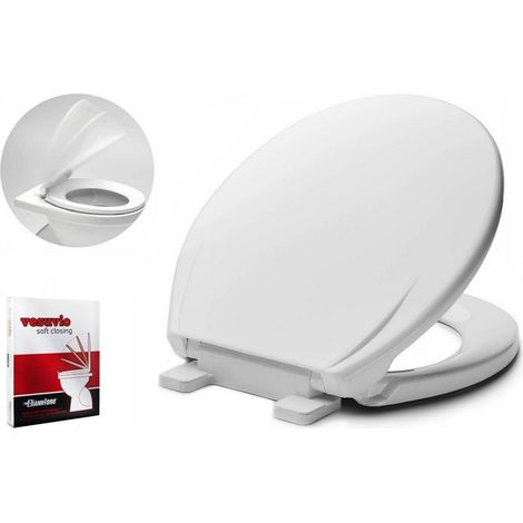 Sedile  coprivaso wc universale soft-closing vesuvio (1/5)