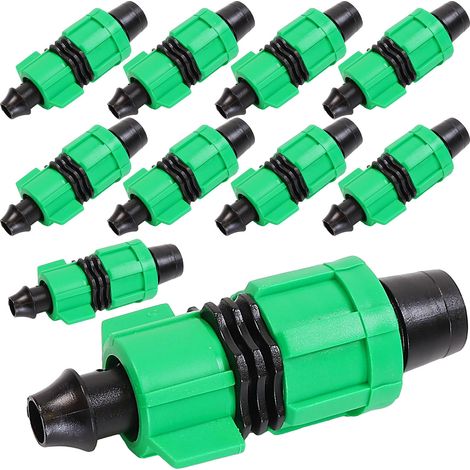 Raccord de tuyau Raccord de tuyau Système d'irrigation goutte à goutte 17mm 10 pc