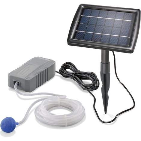 esotec Solar Teichbelüfter 2/130 Professoional Sauerstoff Teichpumpe 101840