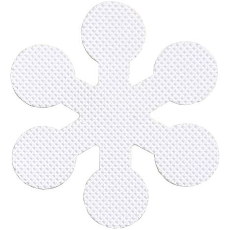 12 Pièces Autocollants Antidérapants pour Baignoire et Douche, Stickers Flocon de Neige Sécurité Antidérapant Protéger Efficacement Les Nourrissons et Les Femmes Enceintes(8cm) (1/4)