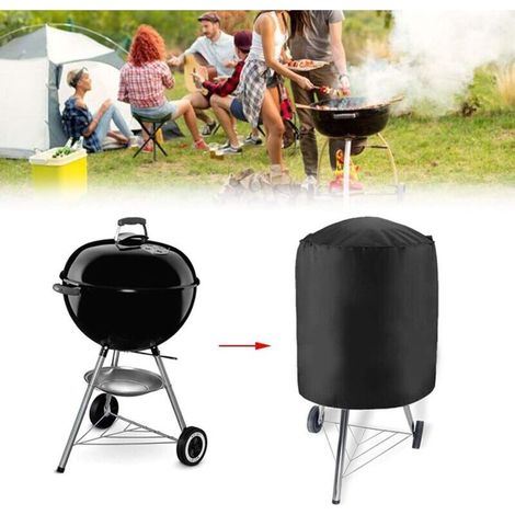 Telo di copertura per barbecue, Kit di copertura per barbecue, Telo di copertura impermeabile per barbecue, Telo di copertura resistente per barbecue a gas, 58 x 77 cm (1/4)