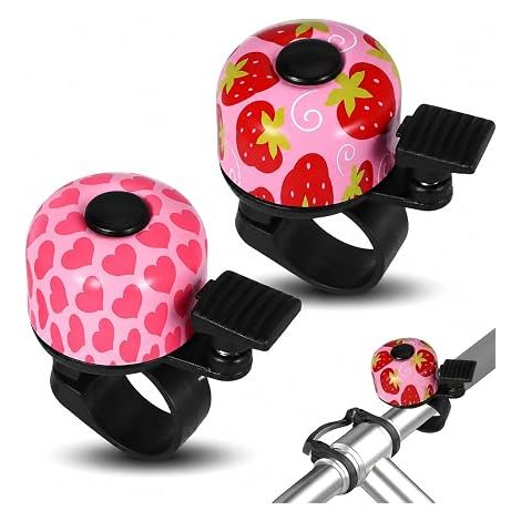 Sonnette Velo Eenfant Fille, Voix Forte, Aluminium, Rose