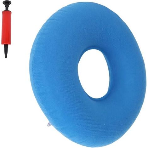 Coussin ergonomique en forme de beignet - Soulagement des douleurs du coccyx - Idéal pour les hémorroïdes - Confortable et offrant un bon soutien - Convient aux femmes enceintes (1/5)
