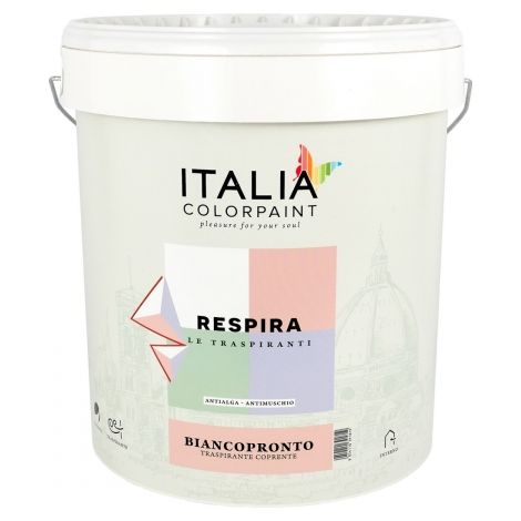 BIANCOPRONTO Pittura Traspirante coprente antialga antimuffa 13 Lt Duriplastic