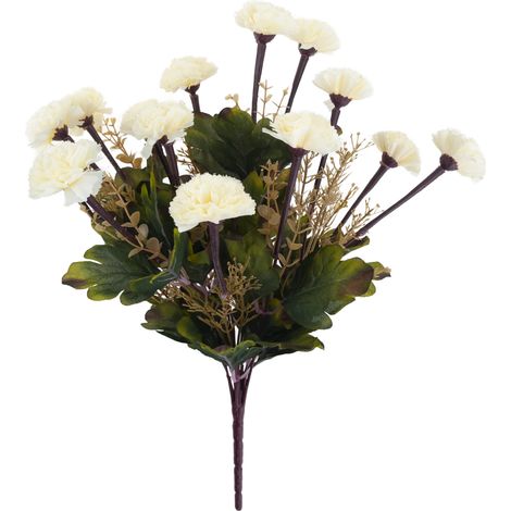 CV10396-1 ramo de claveles, claveles decorativos, flores artificiales, plantas (1/5)