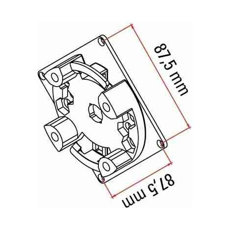 Soporte Lateral Thyssen Max Nm Para Tm45-tm45 R-tm45 E-tm45 Er Faac 132329