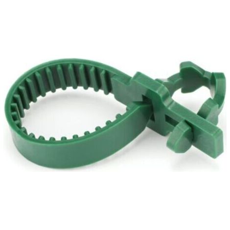 HOXILEELEO - Lot de 10 sangles robustes en caoutchouc souple de 24 cm pour plantes et arbres, avec système d'attache réglable, idéales pour le soutien des arbustes, rosiers et autres plantes. (1/5)