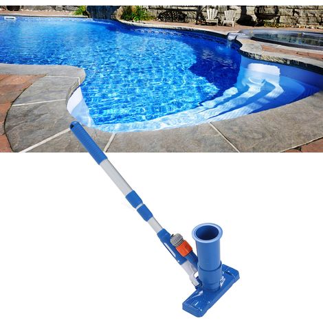 Tragbares Poolreinigungsset mit Jet-Vakuum, Teleskopstange, Saugkopf, Reinigungswerkzeugen, Saugbürste und Vierkant-Stange (europäischer Standard). (1/5)