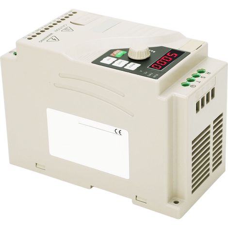 Variateur de fréquence 1,5 kW universel triphasé, convertisseur AC 380V, surface peinte résistante, protection triple, usage industriel (1/5)