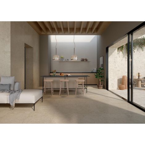 Carrelage Effet Terrazzo - Pierre CARACTER 30x60 cm Arena (1/3)