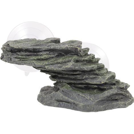 Plateforme de Repos pour Tortues Décoration Aquarium Plateforme pour Reptiles Accessoire pour Tortues Aquatiques (1/5)