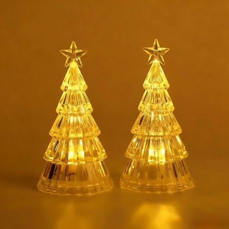 Weihnachtslichterkette Sternenbaum Lichterkette Nachttischdekoration Kreative Zimmerdekoration Stimmungsbeleuchtung 2 Stück (1/5)
