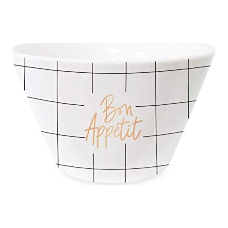 Bol à céréales Or véritable Porcelaine Bon Appetit Blanc Grand 61277 (1/5)
