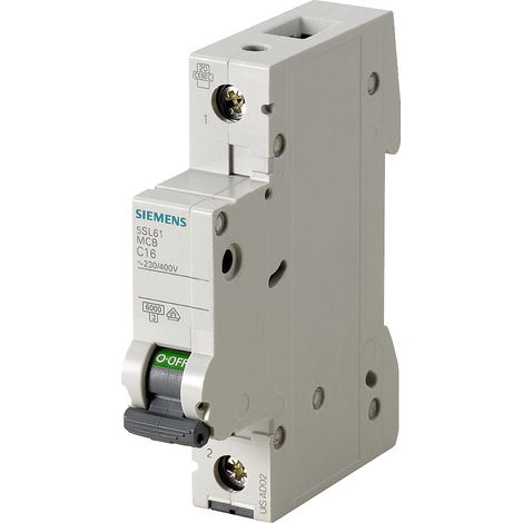 Siemens 5SL61057 5SL6105-7 Leitungsschutzschalter     0.5 A  230 V, 400 V