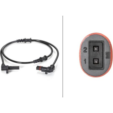 Capteur, vitesse de roue Hella 6PU 012 806-361 MERCEDES-BENZ 6395401017