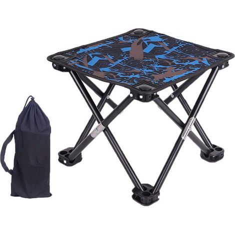 Tabouret de Camping Tabouret Pliant Portable Chaise Portable Mini Tabouret Pliable Tabouret de pêche avec Sac de Transport (Camouflage) (1/5)