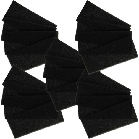 vhbw 20x Filter G3 Replacement for Lunos 9/FEGO-3R, 039 998, 039998 for Air Ventilation Device - Filter Set, 15.2 x 6.65 x 0.9 cm, Black