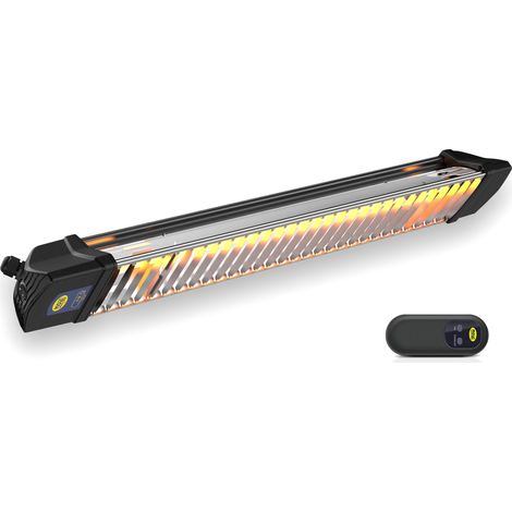 MO-EL IRIS 866NRC Lampada Riscaldatore Infrarossi 1200 W con Telecomando (1/5)