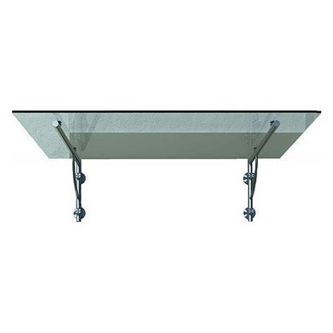 Glaswerk Westfalen- (LB)140x90cm klar Glasvordach+Halter (1/5)