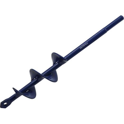 Faithfull Earth Auger Drill Bit 40 x 220mm for Soil and Ground Drilling (1/2)